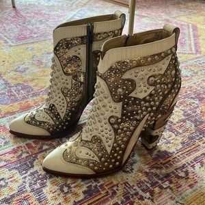 Frye Remy Western Style Studded Ankle Boots